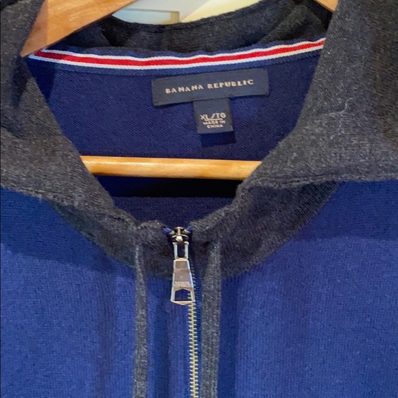 Banana republic cotton/wool blend hoodie men’s XL - Picture 2 of 5